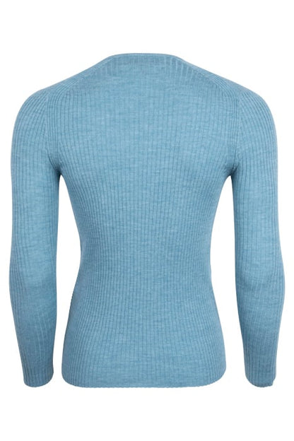 BELSTAFF LADIES ELSIE MERINO WOOL KNIT JUMPER ARCTIC BLUE RRP £149 BNWT