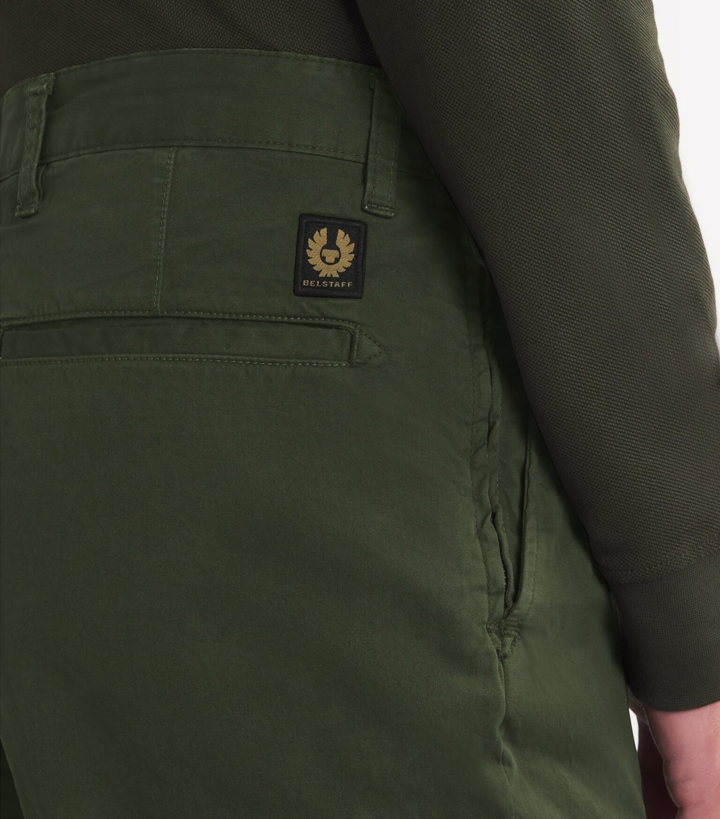 BELSTAFF RALLY TROUSERS SURPLUS GREEN 36 REG RRP £150 BNWT