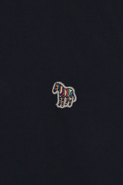 PAUL SMITH ZEBRA LOGO COTTON LONG SLEEVE SHIRT NAVY BLUE RRP £140 BNWT