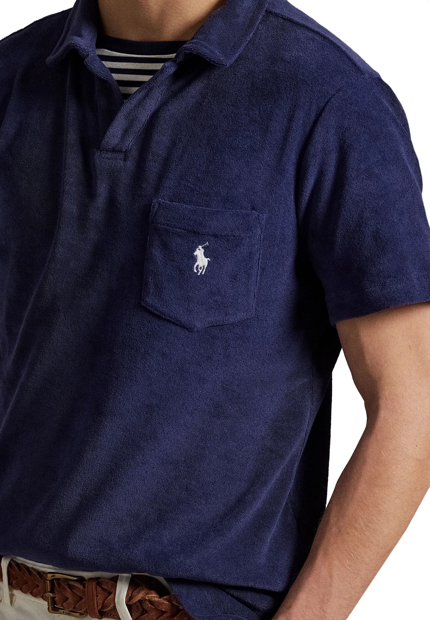 POLO RALPH LAUREN JOHNNY TERRY CUSTOM FIT POLO SHIRT NAVY BLUE XL RRP £149 BNWT