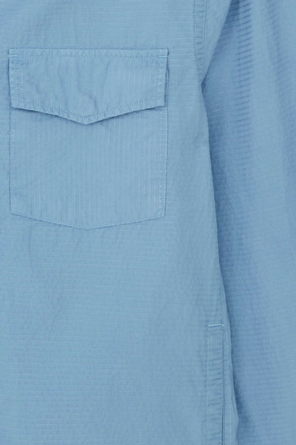 PAUL SMITH PS COTTON ZIPPED OVERSHIRT SHACKET SKY BLUE MEDIUM RRP £199 BNWT