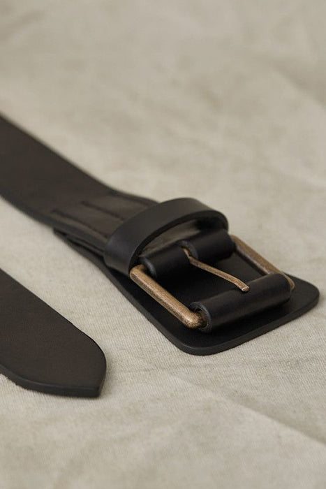 BELSTAFF SHERMAN LEATHER BELT BLACK SMALL TO MEDIUM RRP £80