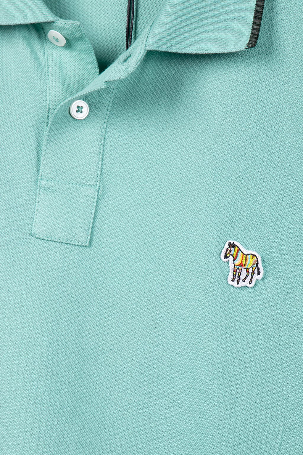 PAUL SMITH PS TIPPED PIQUE COTTON POLO SHIRT PASTEL BLUE XL RRP £90 BNWT