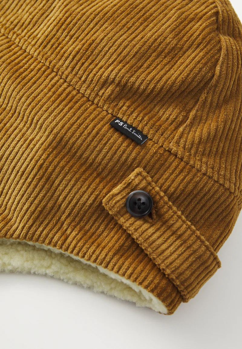 PAUL SMITH PS TRAPPER HAT BROWN/CREAM RRP £100 BNWT