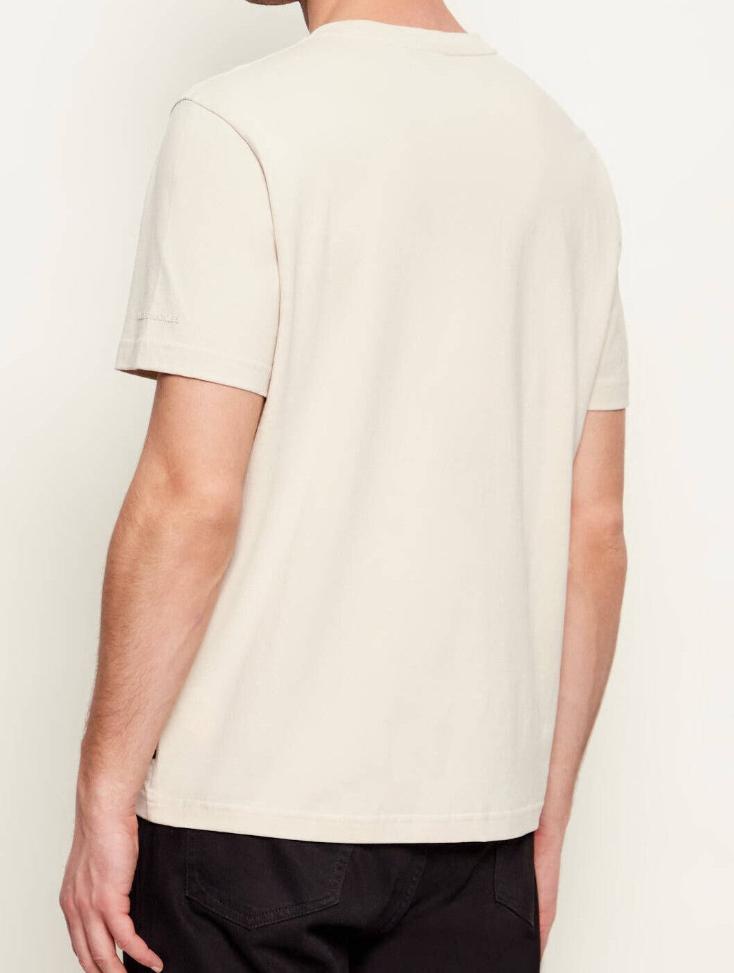 MOOSE KNUCKLES CRESCENT GOLD SERIES COTTON T-SHIRT BEIGE RRP £124 BNWT