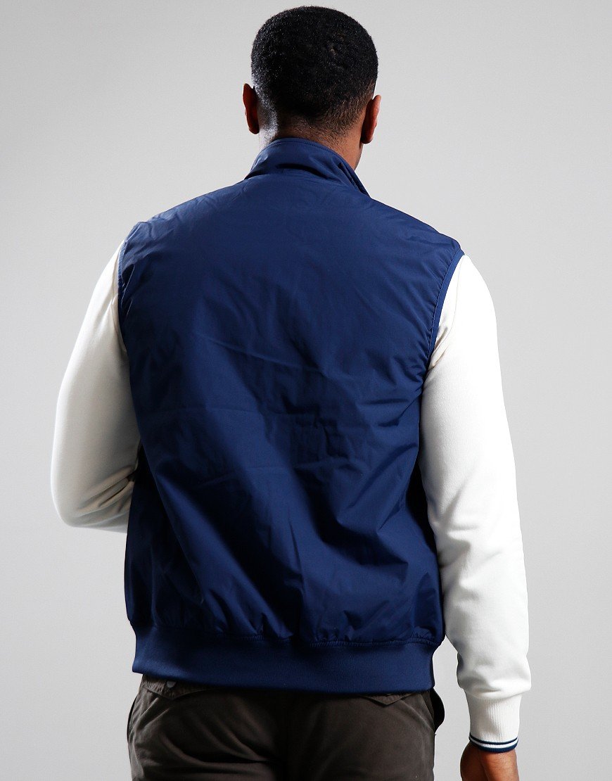 FRED PERRY BRENTHAM NYLON GILET TENNIS BLUE LARGE RRP £130 BNWT