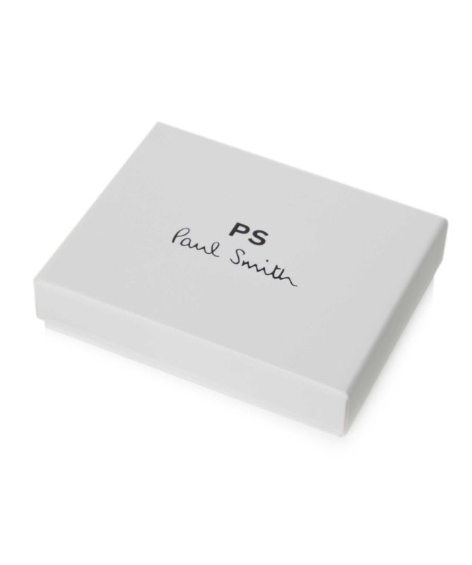 PAUL SMITH PS LEATHER BI-FOLD COIN POUCH WALLET NAVY BLUE RRP £130 NEW IN BOX
