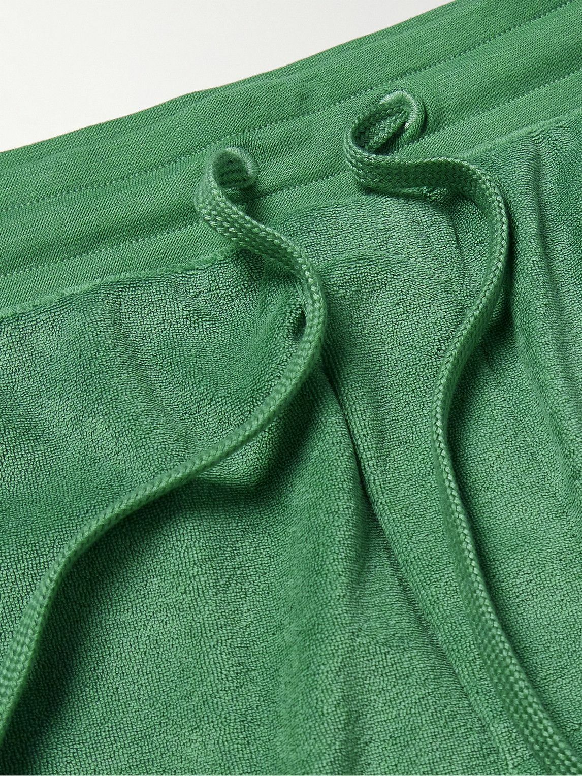 PAUL SMITH PS TERRY COTTON WEBBING TRIM DRAWSTRING SWEATSHORTS GREEN 2XL RRP £90