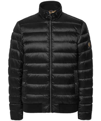 BELSTAFF CIRCUIT DOWN PUFFA BOMBER JACKET BLACK RRP £350 NEW
