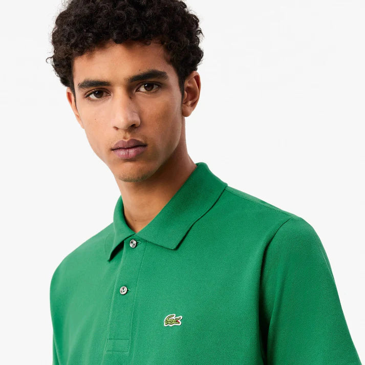 LACOSTE CLASSIC FIT PIQUE COTTON POLO SHIRT GREEN SMALL RRP £95 BNWT