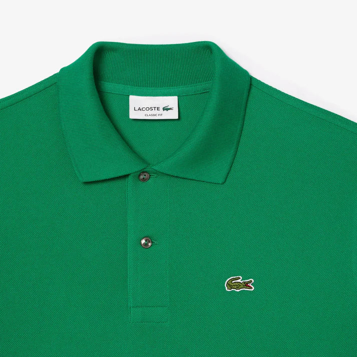 LACOSTE CLASSIC FIT PIQUE COTTON POLO SHIRT GREEN SMALL RRP £95 BNWT