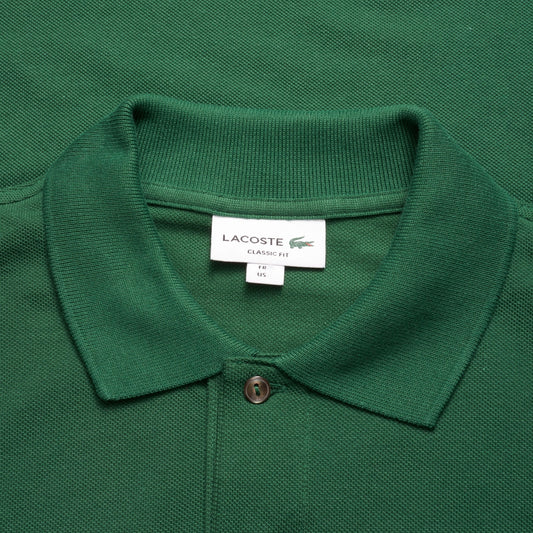 LACOSTE CLASSIC PETIT PIQUE L1212 COTTON POLO SHIRT GREEN SIZE RRP £95 BNWT