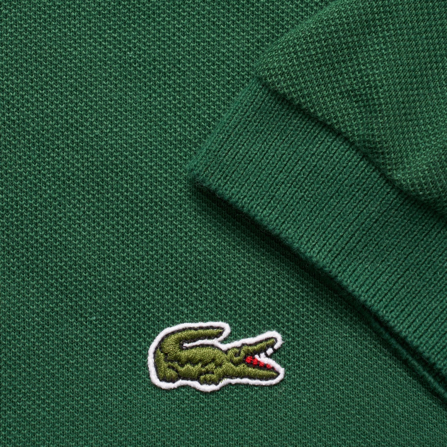 LACOSTE CLASSIC PETIT PIQUE COTTON POLO SHIRT GREEN SIZE RRP £95 BNWT