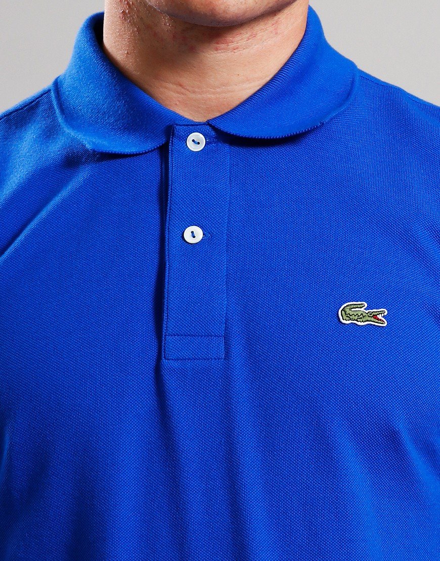 LACOSTE CLASSIC PETIT PIQUE COTTON POLO SHIRT LAZULI BLUE 4XL RRP £95 BNWT