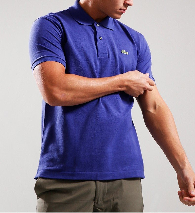 LACOSTE CLASSIC PETIT PIQUE COTTON POLO SHIRT MUSCARI 2XL RRP £95 BNWT