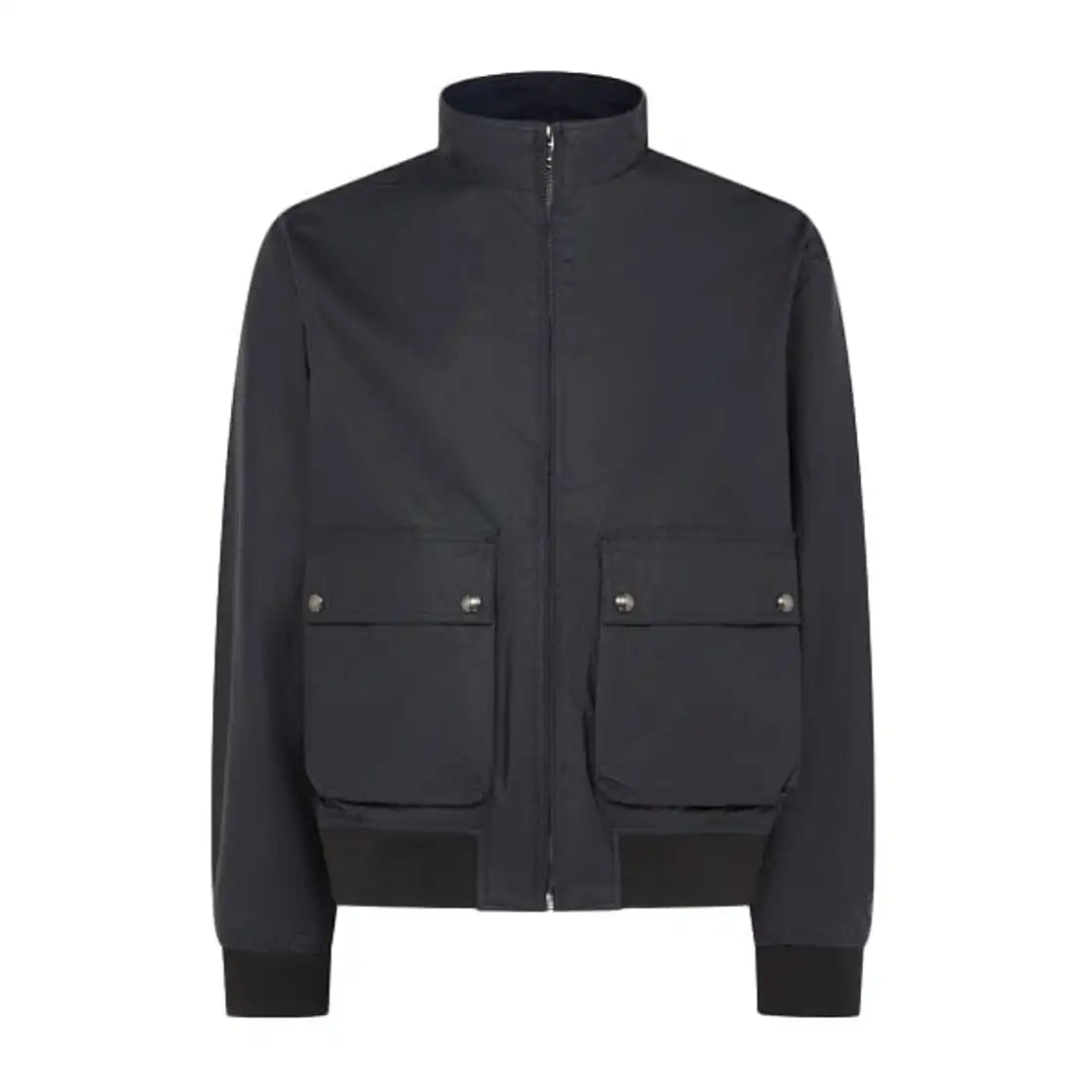 BELSTAFF BASE WAXED COTTON BOMBER JACKET BLACK RRP £349 BNWT