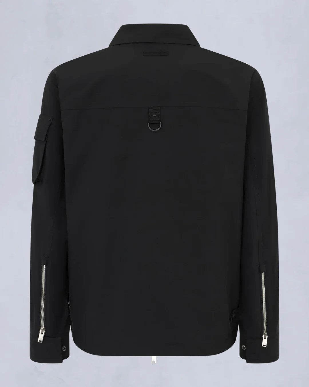 MOOSE KNUCKLES CHARLESBOURG MEMORY SHELL JACKET BLACK LARGE RRP £295 BNWT