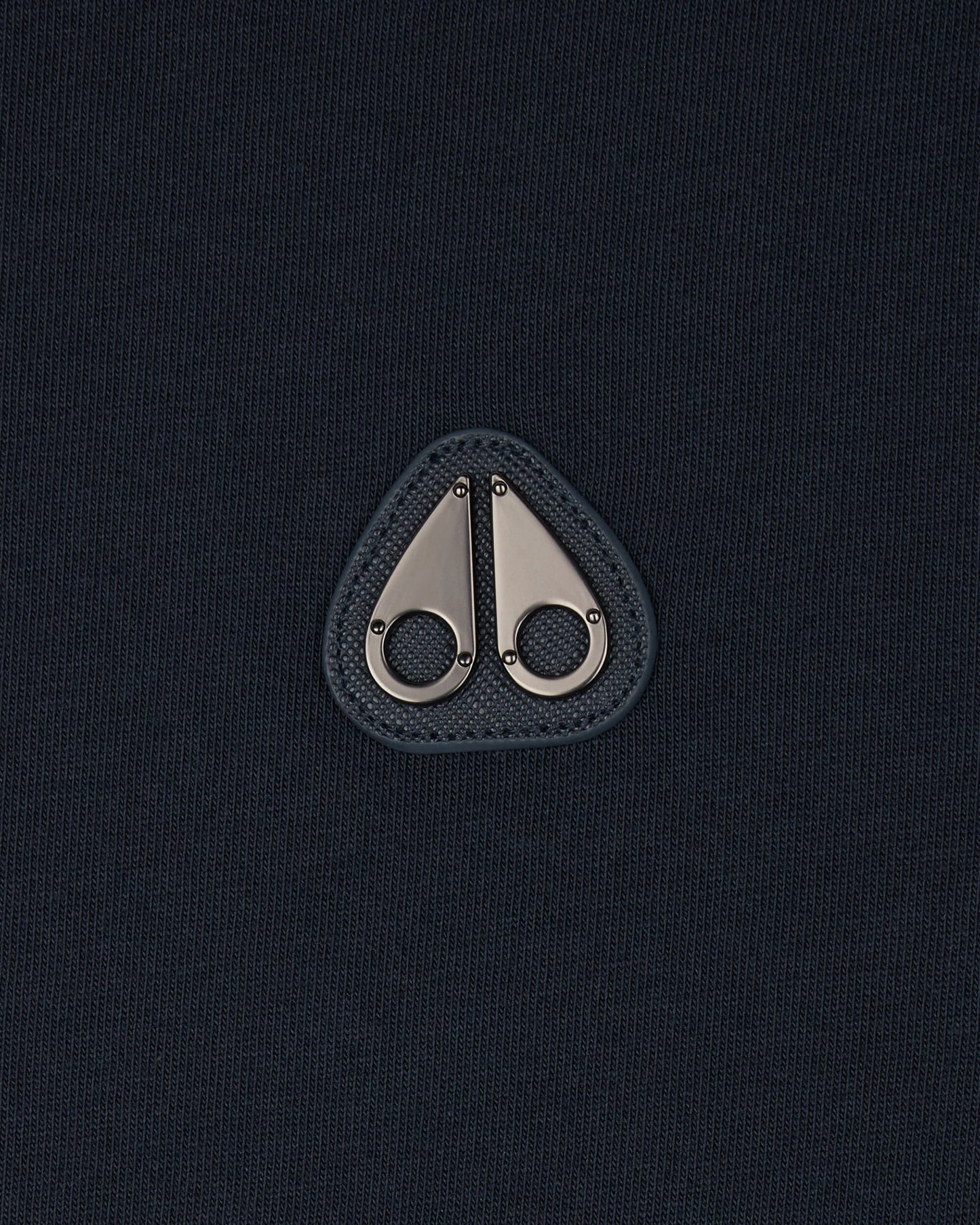 MOOSE KNUCKLES CRESCENT COTTON T-SHIRT NAVY BLUE M RRP £90 BNWT