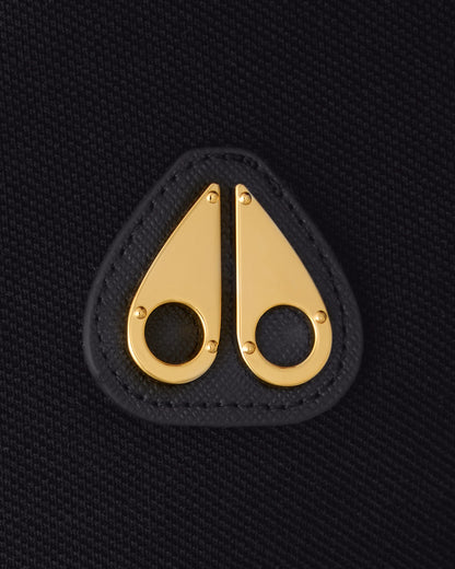MOOSE KNUCKLES GOLD SERIES EVERETT PIQUE COTTON POLO SHIRT BLACK L RRP £154 NEW