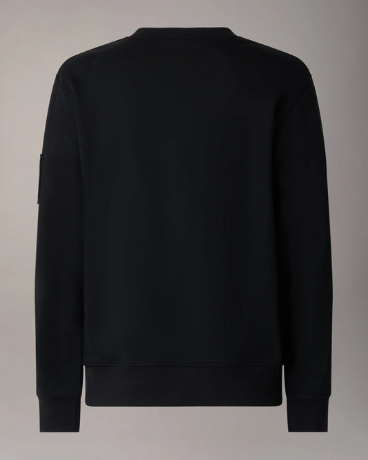 MOOSE KNUCKLES HARTSFIELD CREW NECK SWEATSHIRT BLACK XL RRP £220 BNWT