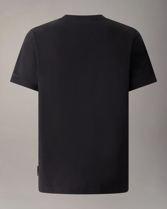 MOOSE KNUCKLES CRESCENT GOLD SERIES COTTON T-SHIRT BLACK 2XL RRP £95 BNWT