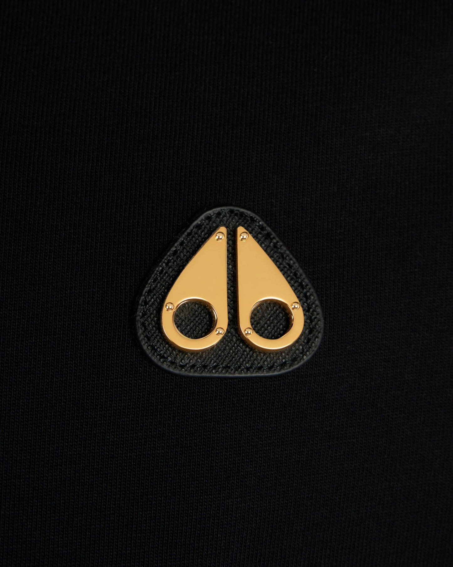 MOOSE KNUCKLES CRESCENT GOLD SERIES COTTON T-SHIRT BLACK 2XL RRP £95 BNWT