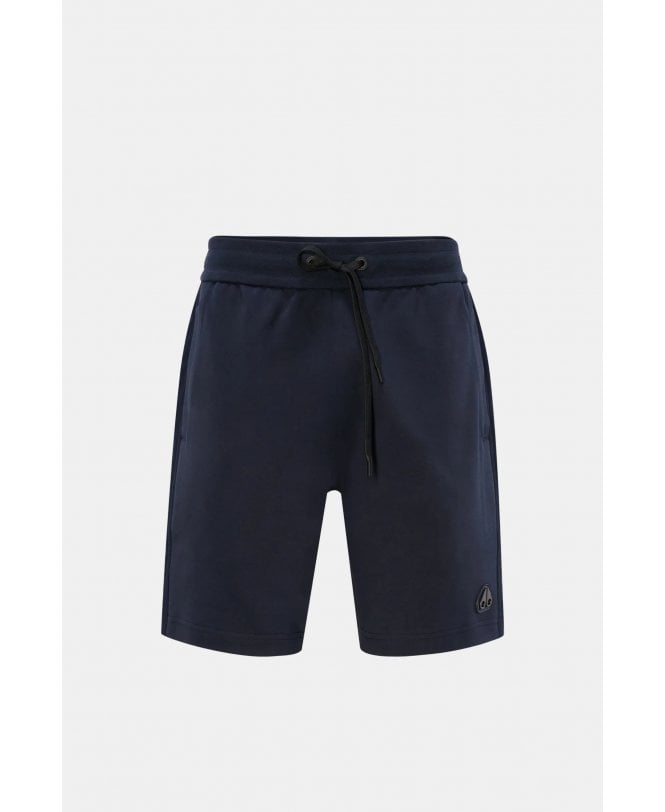 MOOSE KNUCKLES DALON COTTON FLEECE SWEAT SHORTS NAVY BLUE XL RRP £185 BNWT