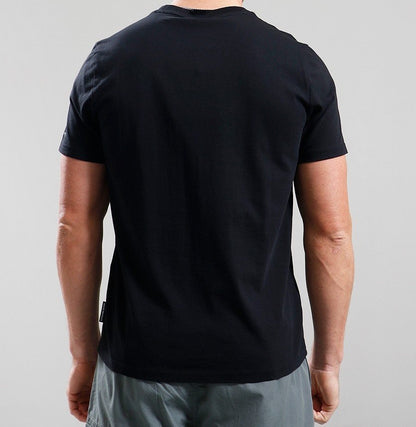 MOOSE KNUCKLES CRESCENT COTTON T-SHIRT BLACK 2XL RRP £90 BNWT