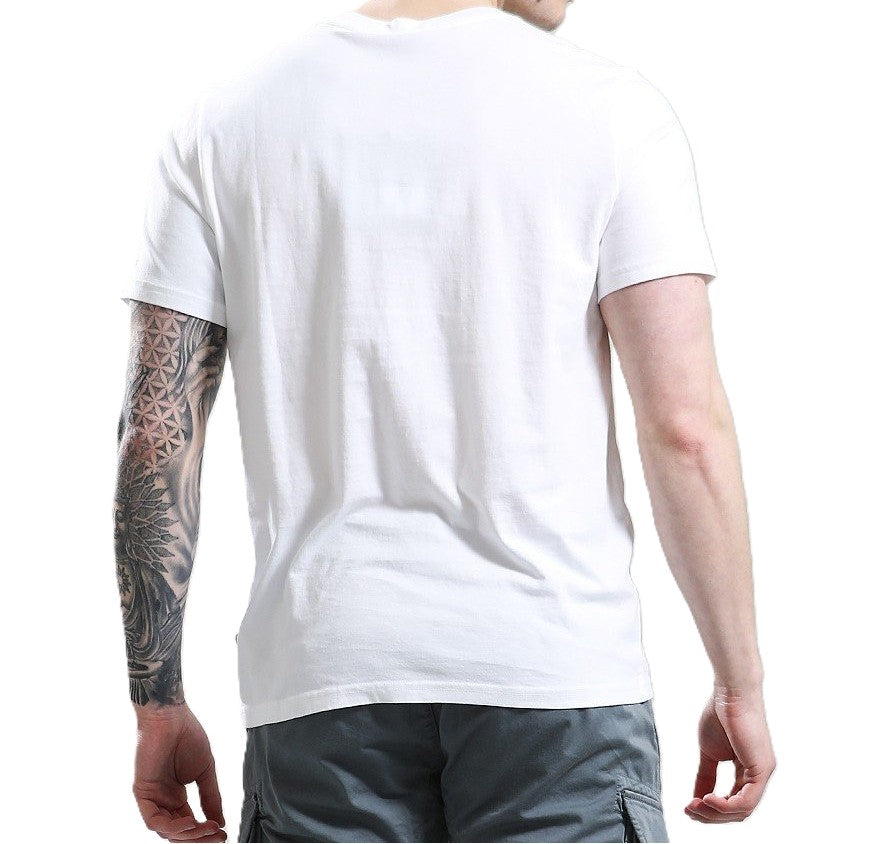 MOOSE KNUCKLES CRESCENT COTTON T-SHIRT WHITE 2XL RRP £90 BNWT