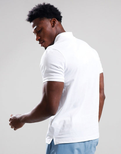 MOOSE KNUCKLES EVERETT PIQUE COTTON POLO SHIRT WHITE 2XL RRP £130 BNWT