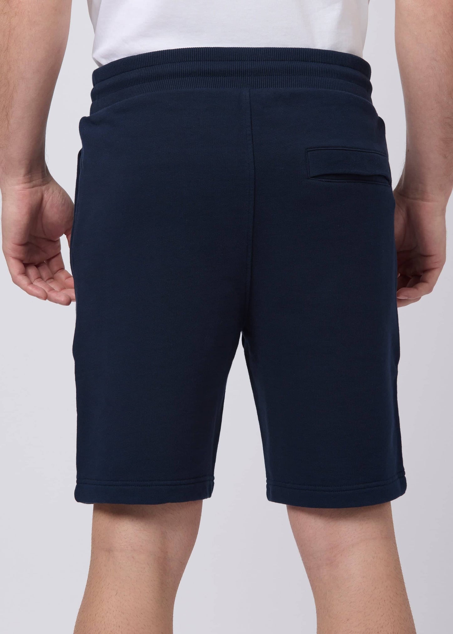 SANDBANKS BADGE LOGO SWEATSHORTS NAVY BLUE RRP £125 BNWT