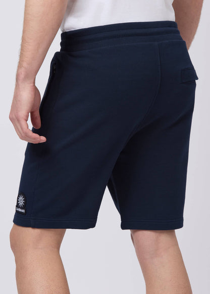 SANDBANKS BADGE LOGO SWEATSHORTS NAVY BLUE RRP £125 BNWT