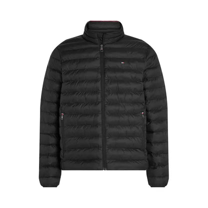 TOMMY HILFIGER CORE PACKABLE PUFFA BOMBER JACKET BLACK 3XL RRP £199 BNWT