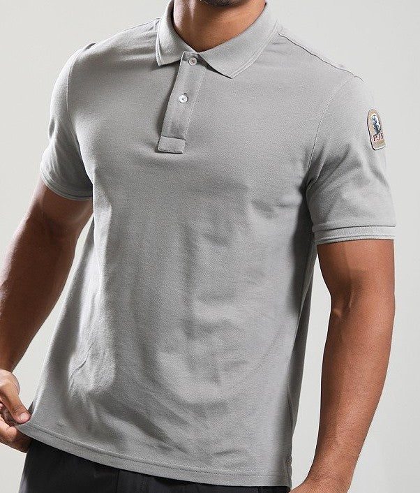 PARAJUMPERS GANGAPUMA PIQUE COTTON POLO SHIRT NOWHERE GREY 3XL RRP £100 BNWT