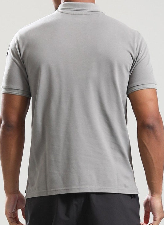PARAJUMPERS GANGAPUMA PIQUE COTTON POLO SHIRT NOWHERE GREY 3XL RRP £100 BNWT