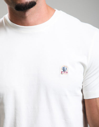 PARAJUMPERS PATCH LOGO COTTON T-SHIRT WHITE 3XL RRP £80 BNWT