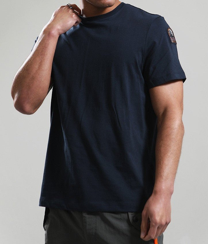PARAJUMPERS SHISPARE LOGO COTTON T-SHIRT NAVY BLUE 3XL RRP £80 BNWT