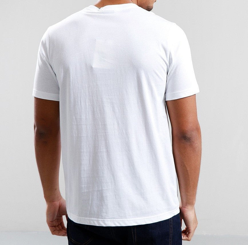 PAUL SMITH PS MULTI ROW LOGO COTTON T-SHIRT WHITE RRP £69 BNWT