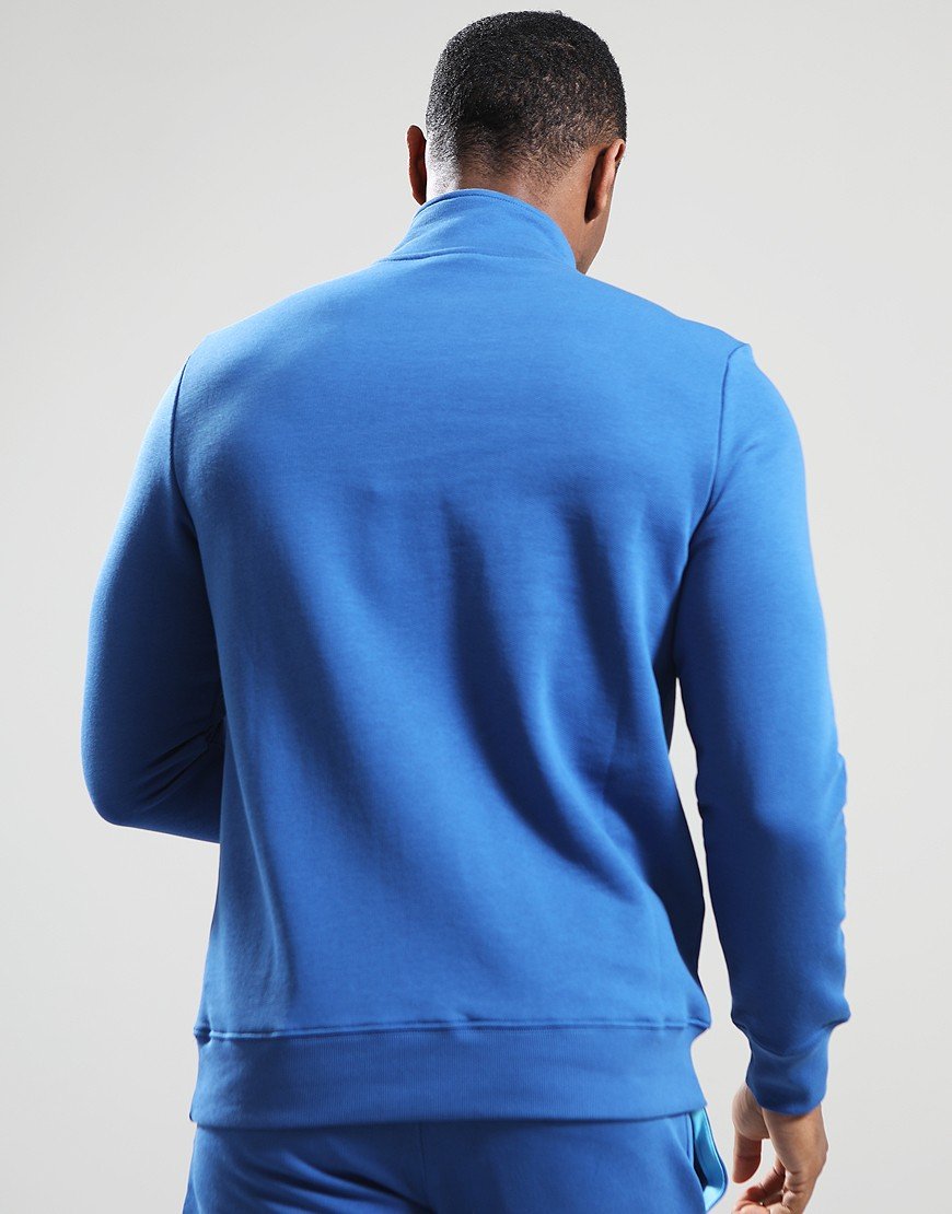 PAUL SMITH PS COTTON FLEECE QUARTER ZIP SWEATSHIRT PETROL BLUE 2XL RRP £135 BNWT