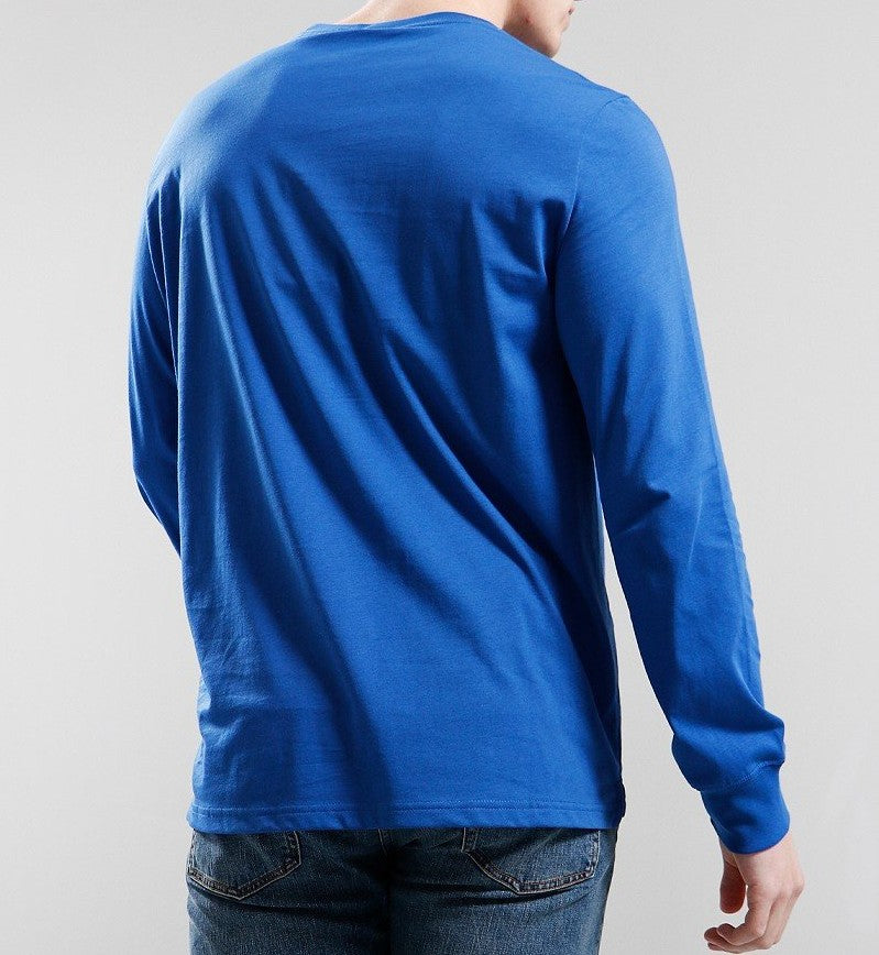 PAUL SMITH ZEBRA LOGO LONG SLEEVE LOGO COTTON T-SHIRT PETROL BLUE RRP £70 BNWT