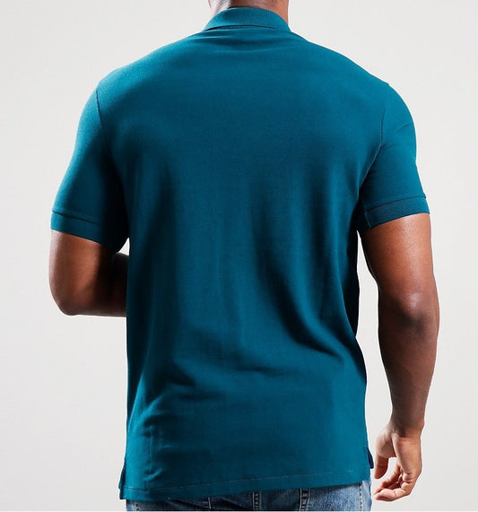 PAUL SMITH ZEBRA PIQUE COTTON POLO SHIRT INKY BLUE (48B) 2XL RRP £90 NEW