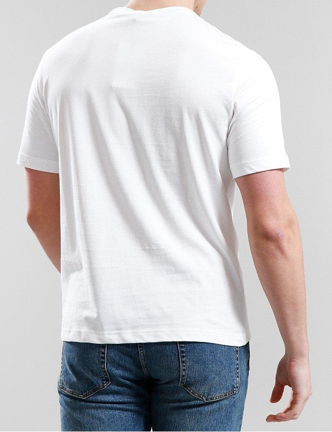 PAUL SMITH PS 3D ROW COTTON T-SHIRT OFF WHITE RRP £75 BNWT