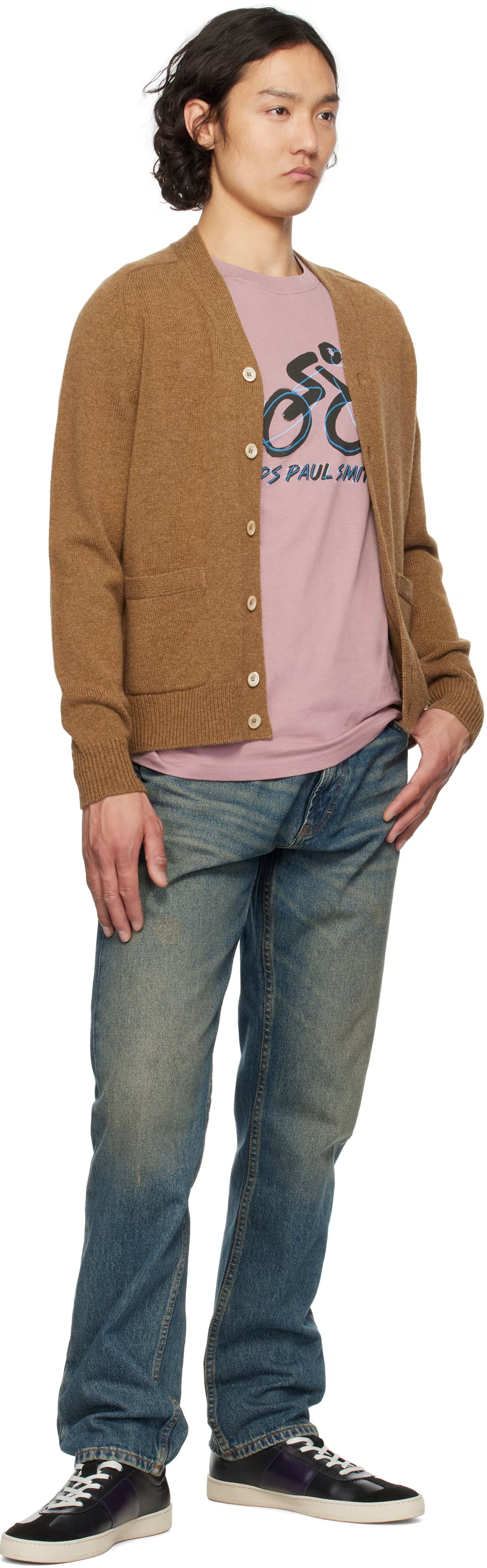 PAUL SMITH PS BIKE COTTON T-SHIRT LILAC PURPLE RRP £70 BNWT