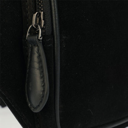 TED BAKER JACOOB BLACK SUEDE LEATHER CROSSBODY BAG OR WAIST BAG RRP £165 BNWT