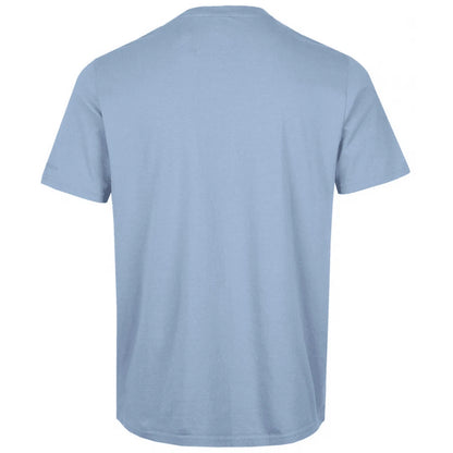 MOOSE KNUCKLES DULUTH PIQUE COTTON T-SHIRT SEA BLUE RRP £85 BNWT