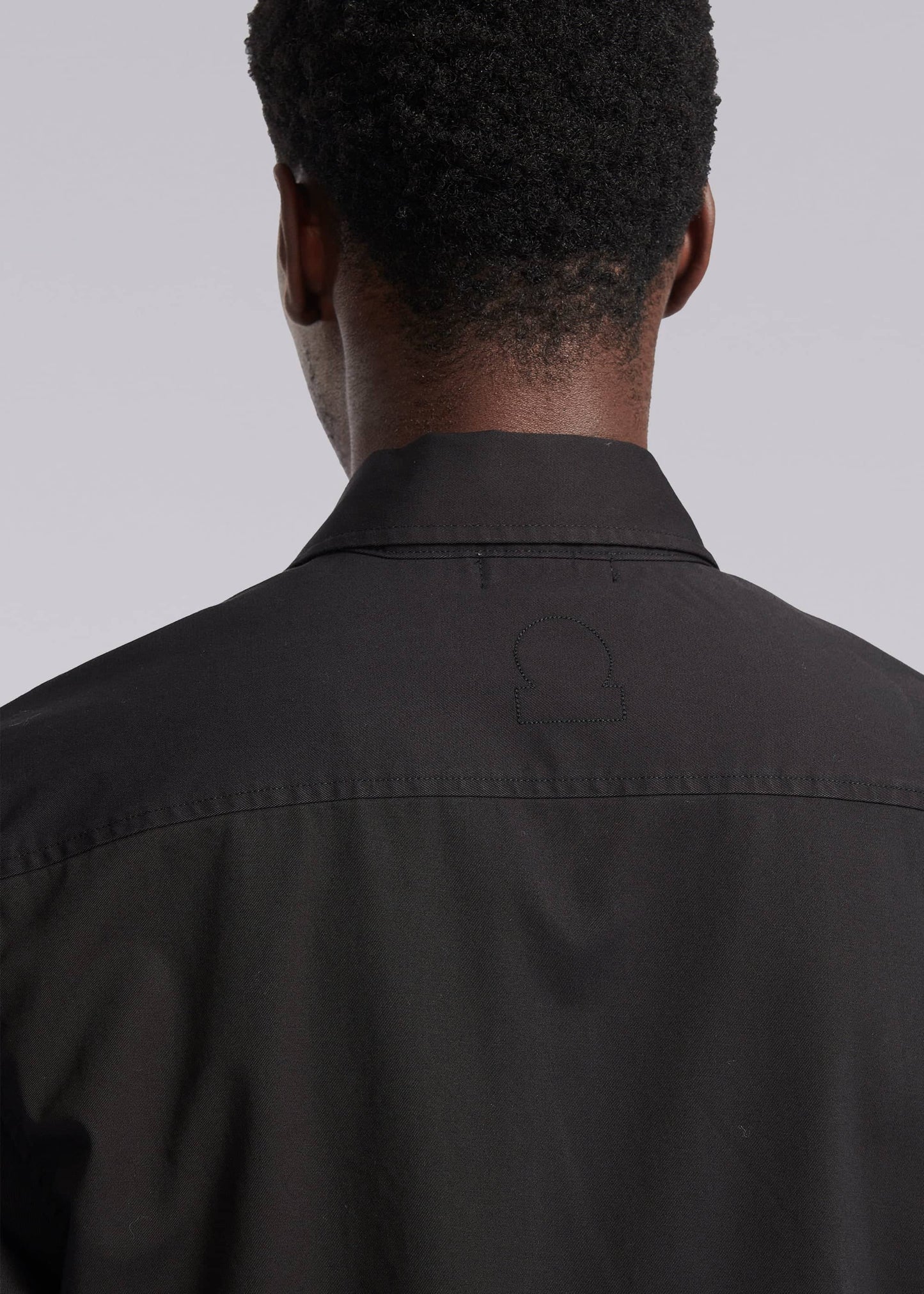 SANDBANKS GABERDINE COTTON ZIP UP OVERSHIRT JACKET BLACK 2XL RRP £245 BNWT