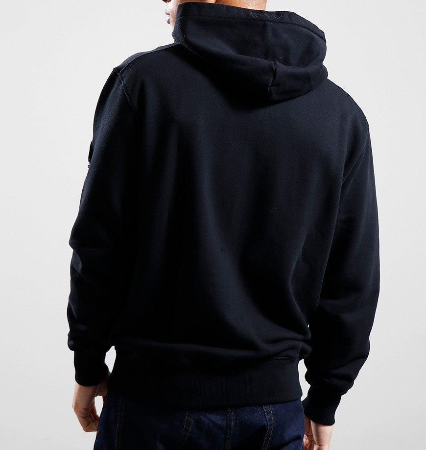 SANDBANKS COTTON FLEECE ZIPPED HOODED HOODIE SWEATSHIRT BLACK 3XL RRP £225 BNWT