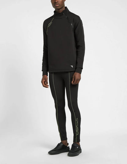 HUGO ACTIVO DEEFLATO X BLACK TRACKSUIT TROUSERS LEGGINGS MEDIUM RRP £139 BNWT