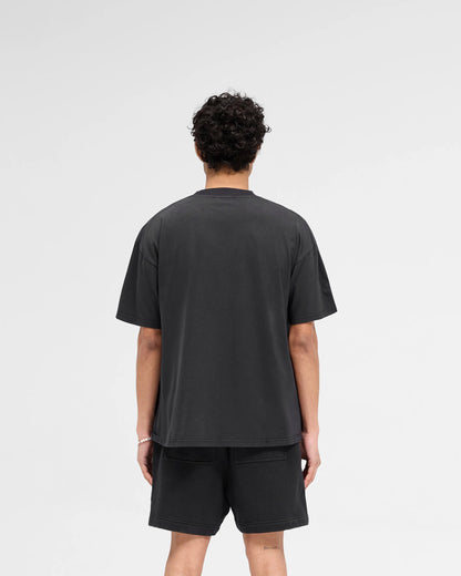 REPRESENT REP APPLIQUE COTTON T-SHIRT JET BLACK RELAXED FIT 2XL RRP £100 BNWT