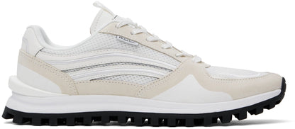 PAUL SMITH PS MARINO MIXED MEDIA LOW TOP TRAINERS WHITE RRP £195 BNIB